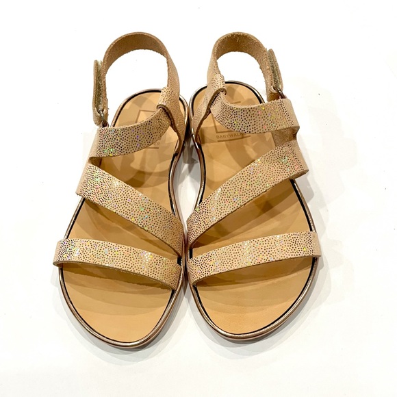 Babywalker Other - ❗️SOLD❗️Babywalker Luxury Metallic Leather Sandals EU 27